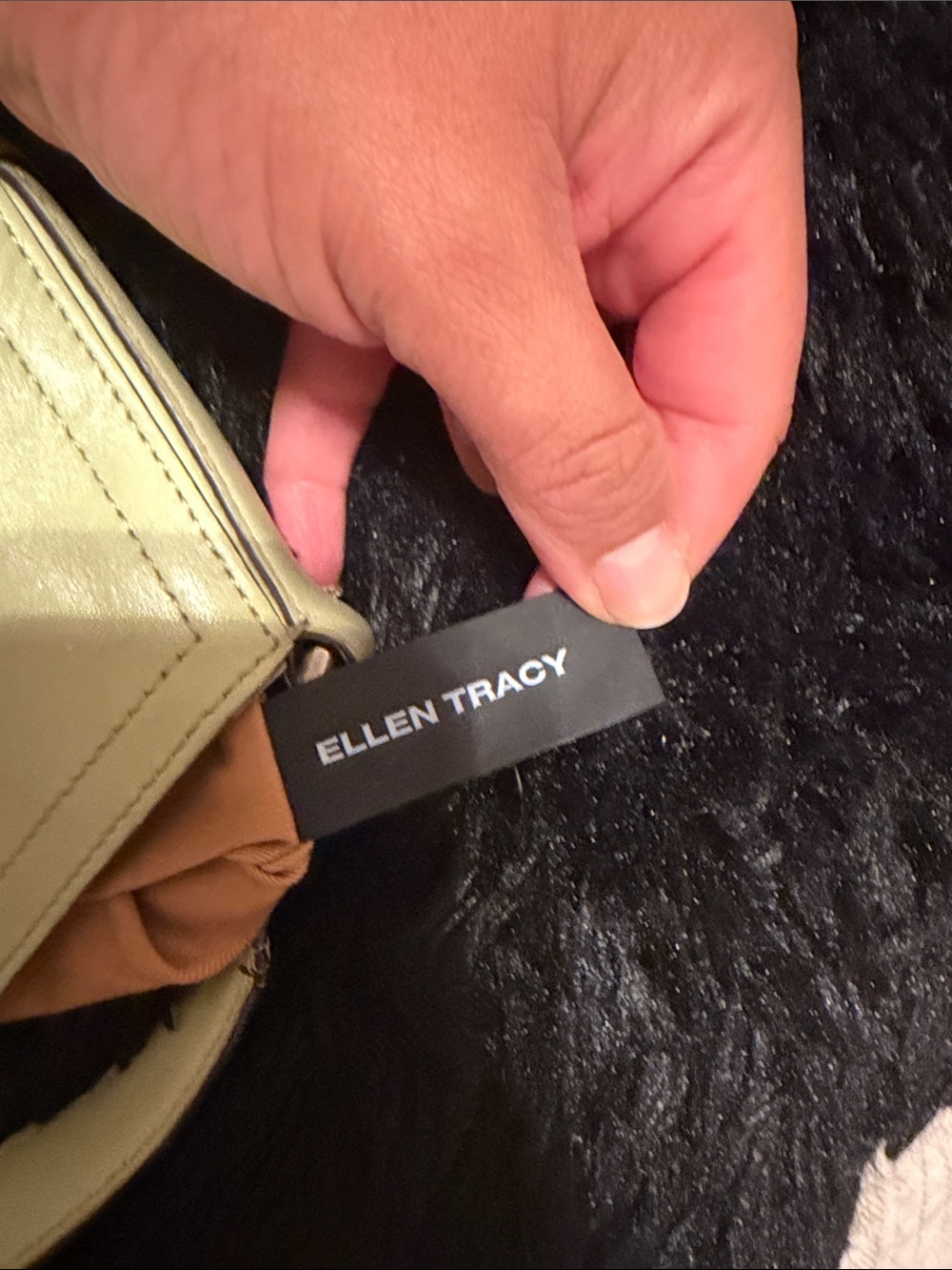 Light Green Ellen Tracy Handbag - Picture 13 of 13